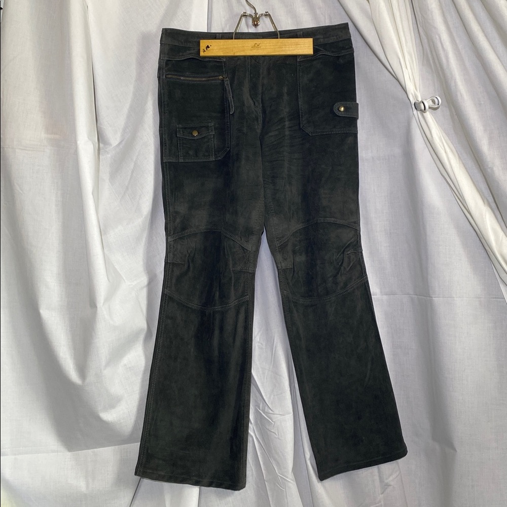 DANIER Genuine Suede Vintage Carpenter Pants